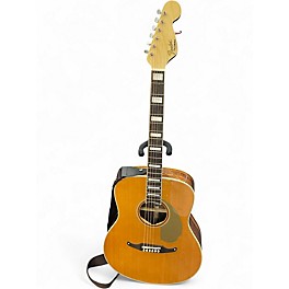 Used Fender California Palomino Vintage Natural Acoustic Electric Guitar