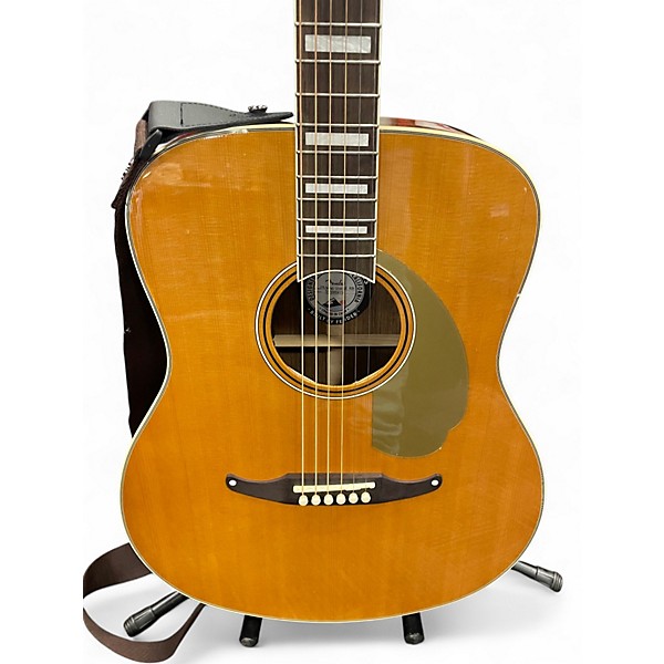 Used Fender California Palomino Vintage Natural Acoustic Electric Guitar