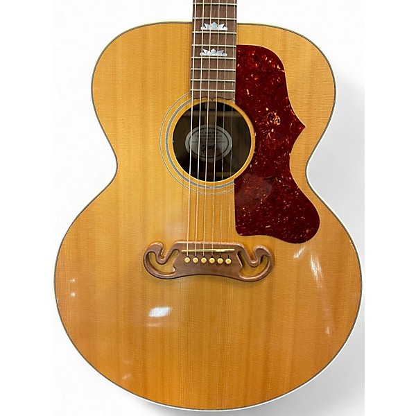 Used Gibson SJ200 Studio Super Jumbo Natural Acoustic Electric Guitar