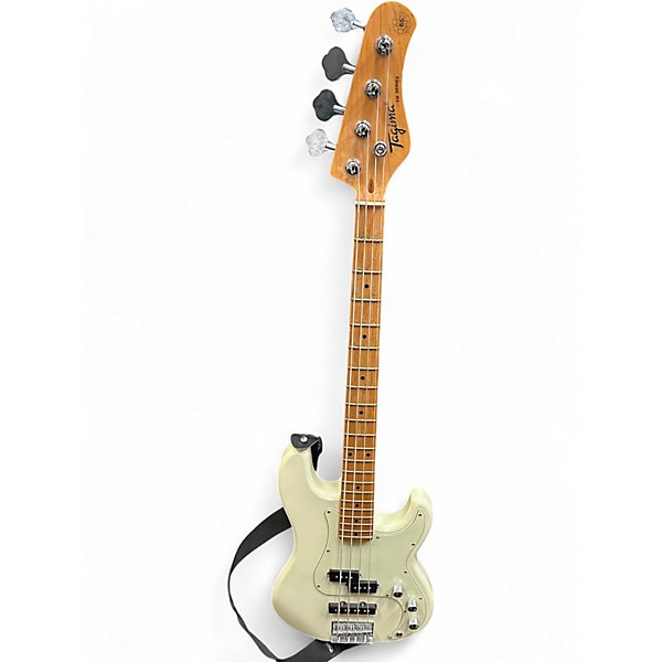 Used Tagima TW SERIES Pearl White Electric Bass Guitar