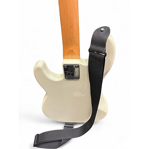 Used Tagima TW SERIES Pearl White Electric Bass Guitar