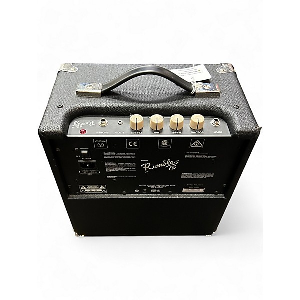 Used Fender Rumble 15 15W 1X8 Bass Combo Amp
