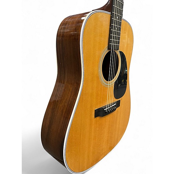 Used 2016 Martin D28 Dreadnought Centennial Natural Acoustic Guitar