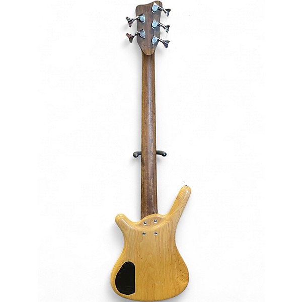 Used Warwick Corvette 5 String Natural Electric Bass Guitar