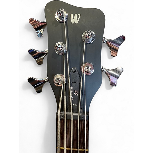 Used Warwick Corvette 5 String Natural Electric Bass Guitar