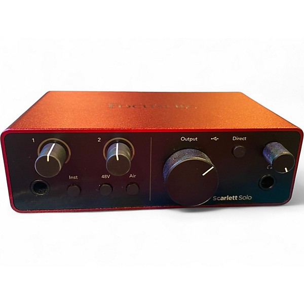 Used Focusrite Scarlett Solo gen 4 Audio Interface