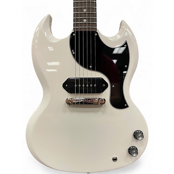 Used Epiphone YUNGBLUD Signature SG Junior Classic White Solid Body Electric Guitar