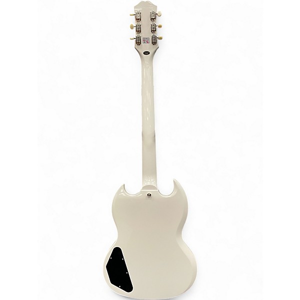 Used Epiphone YUNGBLUD Signature SG Junior Classic White Solid Body Electric Guitar