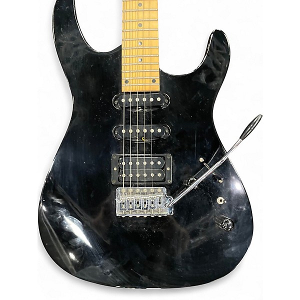 Used Md Music Drive DOUBLE-CUT Black Solid Body Electric Guitar