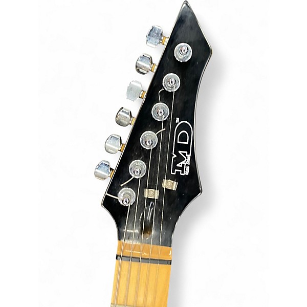 Used Md Music Drive DOUBLE-CUT Black Solid Body Electric Guitar