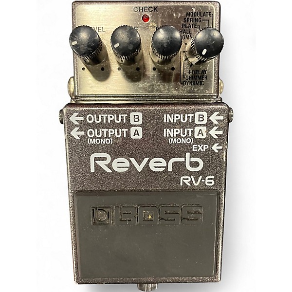Used BOSS RV6 Digital Reverb Effect Pedal