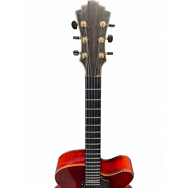 Used Eastman AR880CE Antique Amber Hollow Body Electric Guitar