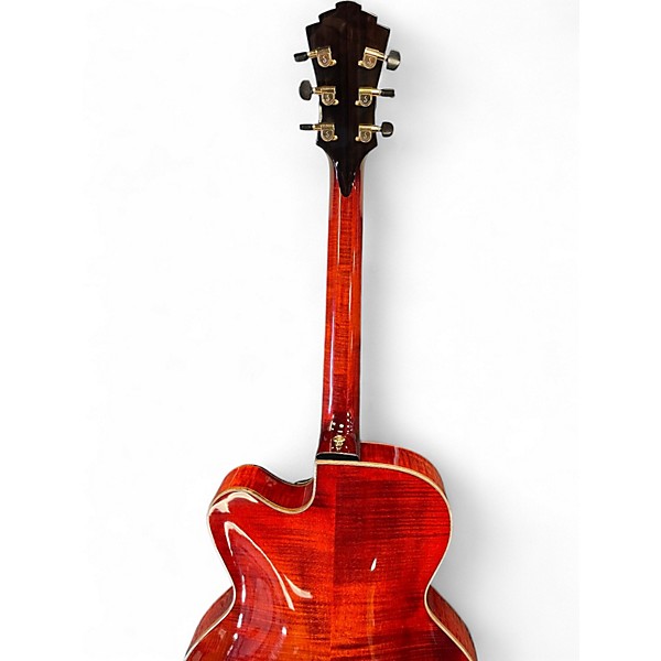 Used Eastman AR880CE Antique Amber Hollow Body Electric Guitar