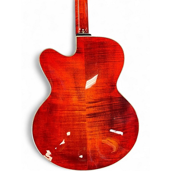 Used Eastman AR880CE Antique Amber Hollow Body Electric Guitar
