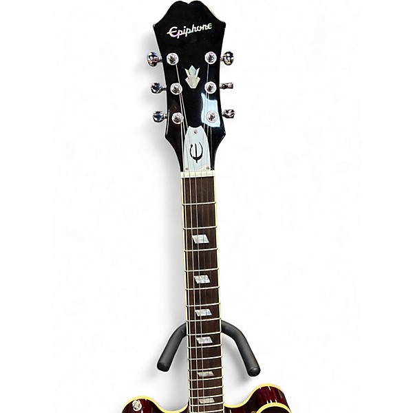 Used Epiphone NOEL GALLAGHER RIVIERA Wine Red Hollow Body Electric Guitar