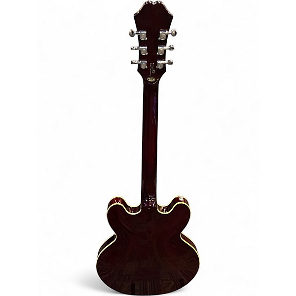 Used Epiphone NOEL GALLAGHER RIVIERA Wine Red Hollow Body Electric Guitar
