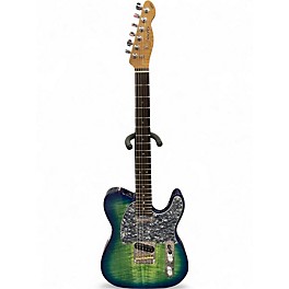 Used Firefly Classic Series Ocean Blue Burst Solid Body Electric Guitar