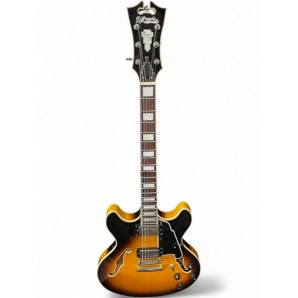 Used D'Angelico Premier Series DC 2 Color Sunburst Hollow Body Electric Guitar