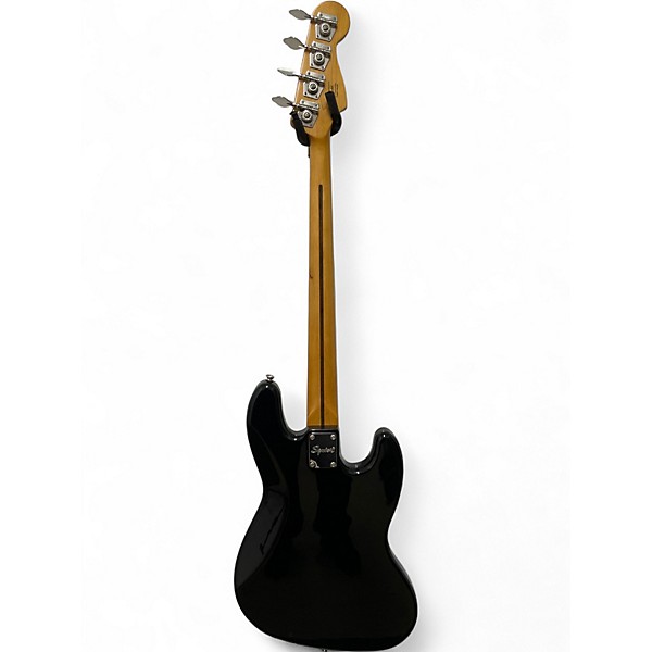 Used Squier Vintage Modified 70S Jazz Bass Black Electric Bass Guitar
