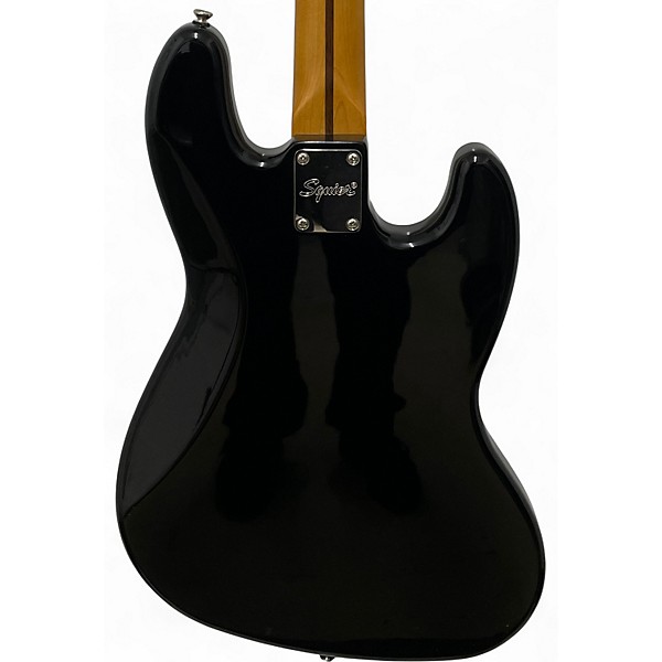 Used Squier Vintage Modified 70S Jazz Bass Black Electric Bass Guitar