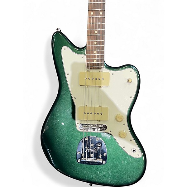 Used Fender Player II Jazzmaster British Racing Green Solid Body Electric Guitar