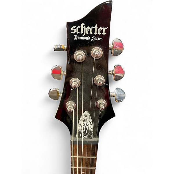 Used Schecter Guitar Research C6 Charcoal Solid Body Electric Guitar