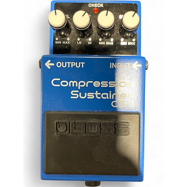 Used BOSS CS3 Compressor Sustainer Effect Pedal