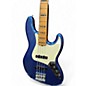 Used Fender American Ultra Jazz Bass Cobra Blue Electric Bass Guitar