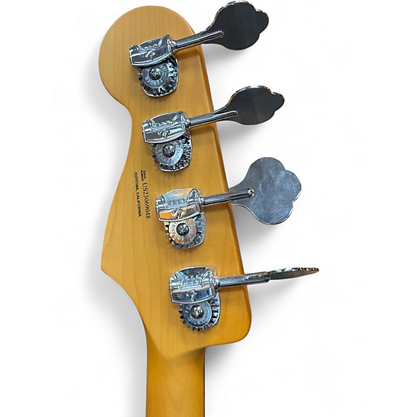 Used Fender American Ultra Jazz Bass Cobra Blue Electric Bass Guitar