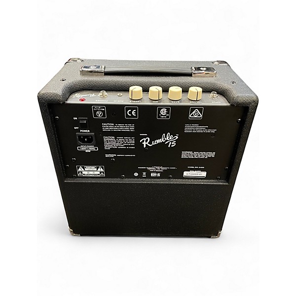 Used Fender Rumble 15 15W 1X8 Bass Combo Amp