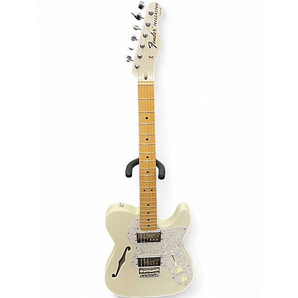 Used 2009 Fender FSR 72 thinline telecaster White Blonde Hollow Body Electric Guitar