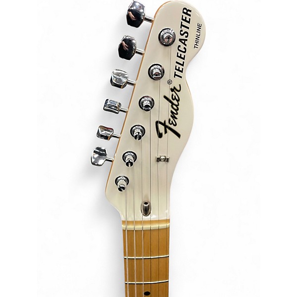 Used 2009 Fender FSR 72 thinline telecaster White Blonde Hollow Body Electric Guitar