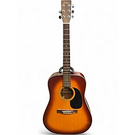 Used Aria 9401 sunburst Acoustic Guitar