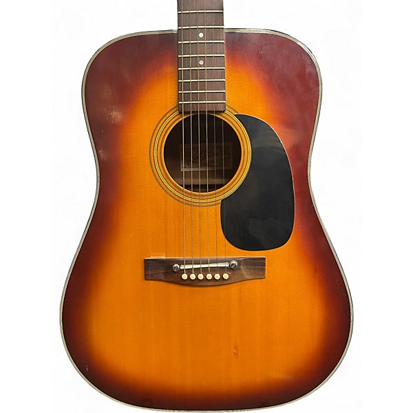 Used Aria 9401 sunburst Acoustic Guitar