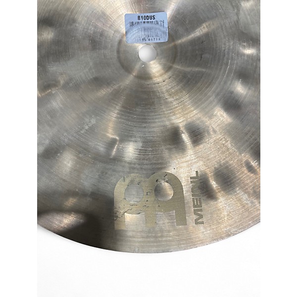 Used MEINL 10in byzance dual splash Cymbal