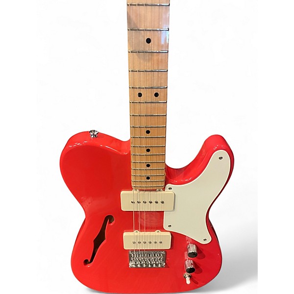 Used Squier Vintage Modified Cabronita Telecaster Fiesta Red Solid Body Electric Guitar