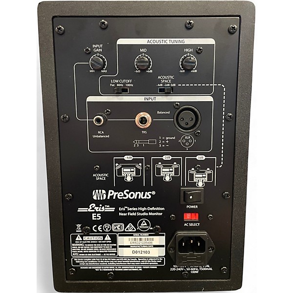 Used PreSonus Eris E5 Pair Powered Monitor