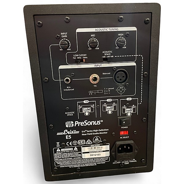 Used PreSonus Eris E5 Pair Powered Monitor