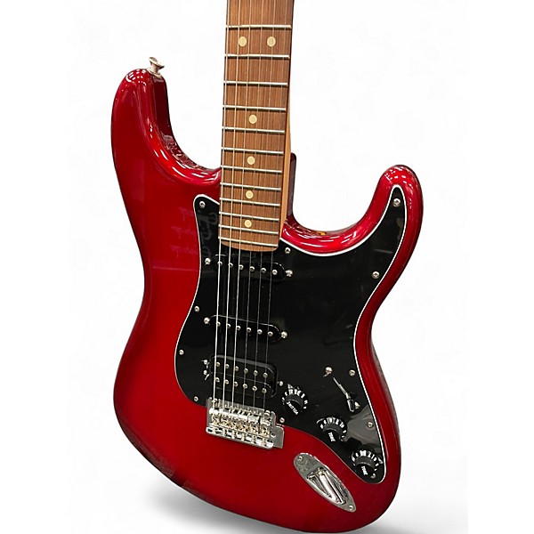 Used Fender Player Stratocaster Candy Apple Red Solid Body Electric Guitar
