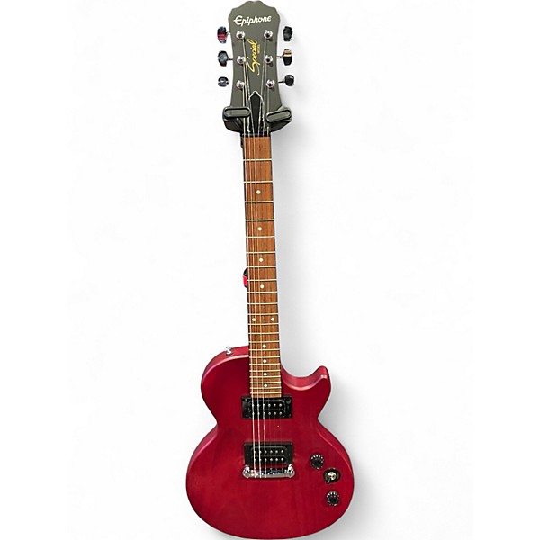 Used Epiphone Les Paul Special Worn Cherry Solid Body Electric Guitar