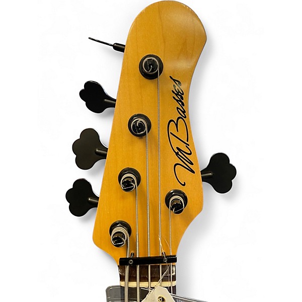 Used Maghini M Bass MJ5 Natural Electric Bass Guitar