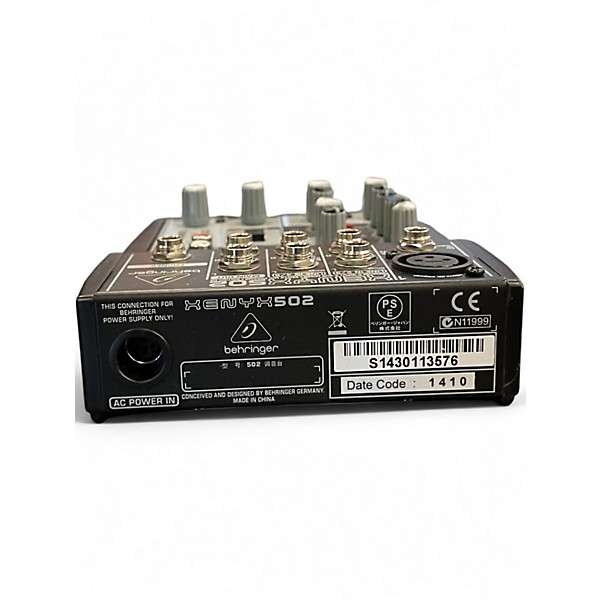 Used Behringer Xenyx 502 Unpowered Mixer