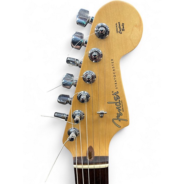 Used Fender 50th Anniversary American Stratocaster Chrome blue Solid Body Electric Guitar