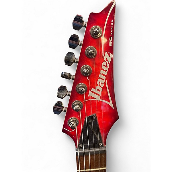 Used Ibanez RG6005FEQM Red burst Solid Body Electric Guitar
