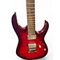 Used Ibanez RG6005FEQM Red burst Solid Body Electric Guitar
