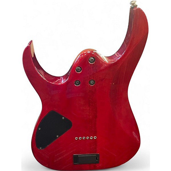Used Ibanez RG6005FEQM Red burst Solid Body Electric Guitar