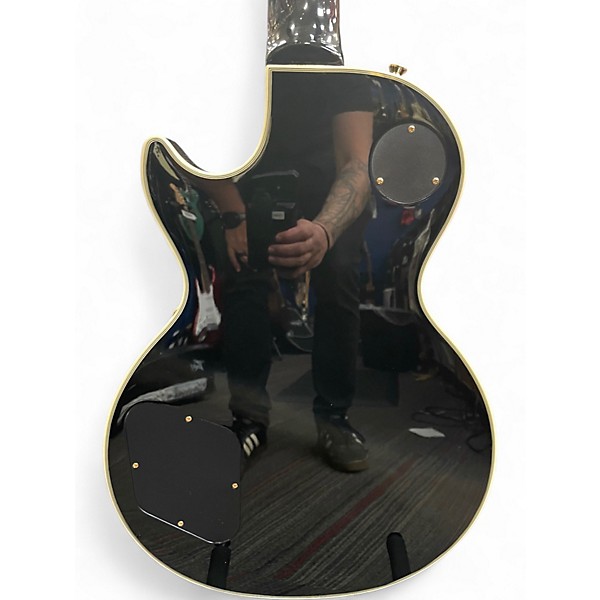 Used Epiphone Les Paul Custom P90 Ebony Solid Body Electric Guitar