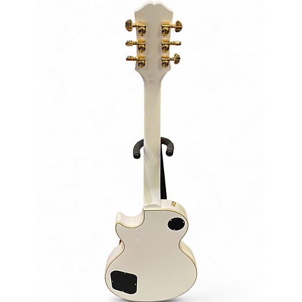 Used Epiphone Les Paul Custom Polar White Solid Body Electric Guitar
