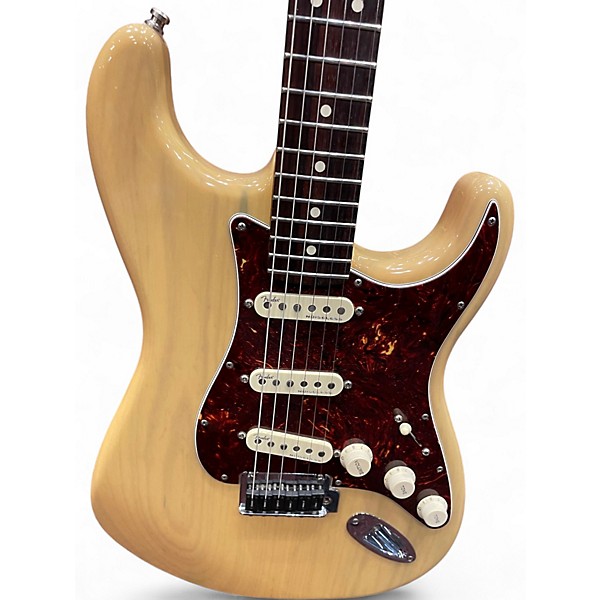 Used Fender American Deluxe Stratocaster Plus HSS Natural Solid Body Electric Guitar