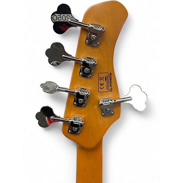 Used Sire MARCUS MILLER V6 LEFT HANDED Crimson Red Trans Electric Bass Guitar